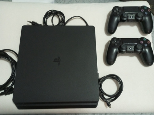 Consola Playstation 4 Sony Slim De 1 Tb, Color Negro