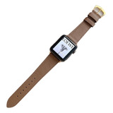 Correa De Cuero Premium Para Apple Watch 6, 5, 4, 3 Se, 44 M