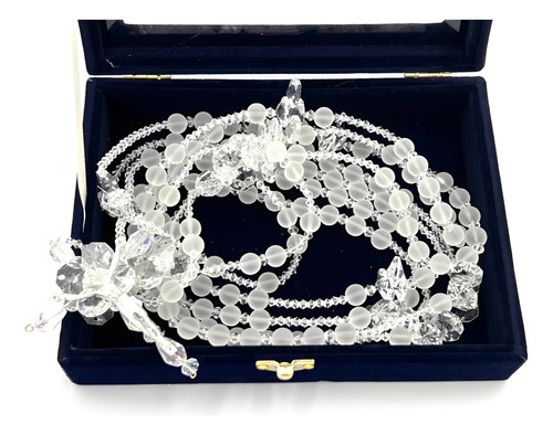 Lazo Cristal Swarovski Mancuerna, Matrimonio Boda Estuche L0