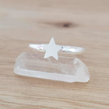 Anillo Galáctico Estrella Lisa 7mm Plata 925