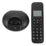 Teléfono Inalámbrico Con Lcd  Moderno Negro De Casa Oficina