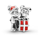 Pandora Disney Dije 799194c01 Christmas Mickey&minnie Charm
