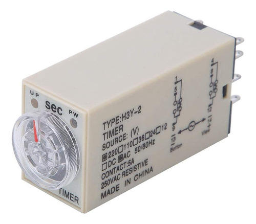 Relé Temporizador De Retardo 10 S H3y-2 Ac 220 V Para Él