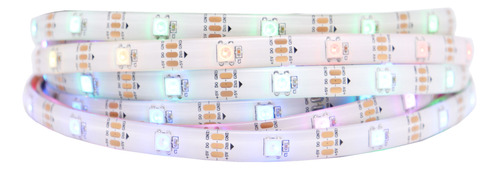 Tira De Led Rgb Dc5v Ws2812b, 150 Led, Direccionable Individ