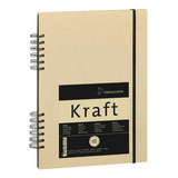 Cuaderno Libreta Bocetos Papel Kraft Hahnemühle 14x21cm 80h