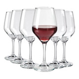 Set 6 Copas Vino Brunello 408 Cc Cristar Color Crystal