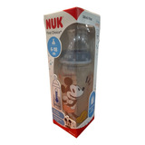 Mamadera Nuk First Choice Mickey Mouse 300 Ml 6-18 Meses Color Transparente