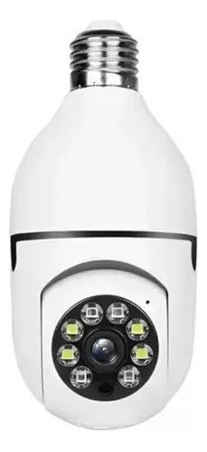 Câmera Lampada 360 Wifi Giratoria Filma Tudo Noturna Premium