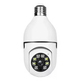 Câmera Lampada 360 Wifi Giratoria Filma Tudo Noturna Premium