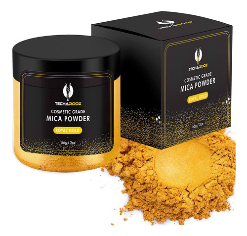 Royal Gold Mica Powder - Resina Epoxi En Polvo, Kit Kinstugi