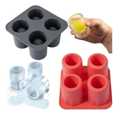 Forma De Gelo Copo Drink Bebidas Molde Ice Shots