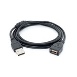 Cabo Usb 2.0 Extensão 1.50 Metros Extensor Macho Fêmea