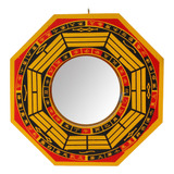 Sino Espejo Feng Shui Bagua, 8 Pulgadas, Aspecto Convexo,