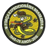 Bordado Termocolante Força Expedicionária Brasileira - Feb
