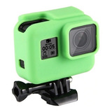 Case Silicone Verde Gopro Hero 5 6 7 Capa Proteção