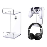 Suporte Controle Ps5 Fone Headset Gamer Mesa Parede