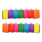 Bolsas De Papel En Colores 32x30 De Regalo Pack X10 U