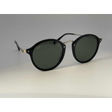 Ray Ban Round Fleck Rb 2447 Negro 49mm Fotos Reales!