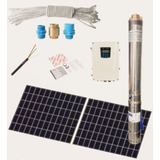 Bomba Hibrida Solar Sumergible Pozo 90m Ac/dc+2paneles+kit