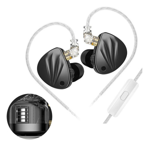 Kz Krila Auriculares Hifi Sintonizables Con Micrófono