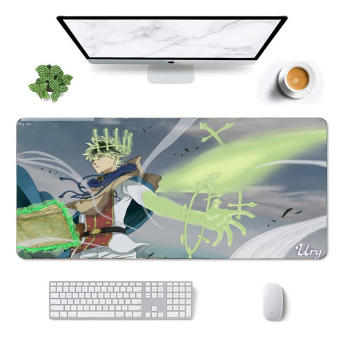 Mouse Pad Largo Black Clover Personaje Yuno Medidas 30x70cm