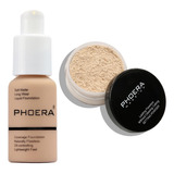 Phoera - Base De Maquillaje Facial Phoera, Polvo Suave Para.