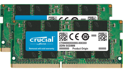 Crucial 16gb Laptop Ddr4 2666 Mhz Sodimm Memory Kit (2 X 8gb