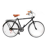 Bicicleta Clásica Urbana Con Faro Led. Accesorios Incluidos Y 18 Velocidades. Personalizada Con Tu Nombre.