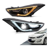 Farola Hyundai I35 Elantra 2012  2016 Drl Tubo Led Proyector