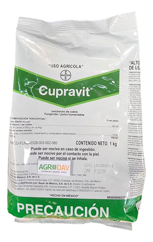 Cupravit Fungicida Oxicloruro De Cobre 1 Kilo
