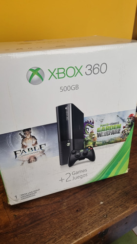 Xbox 360 Edición Fable Y Plants Vs Zombies. En Caja.