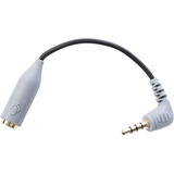 Cable Adaptador De Audio Microfono Trs A Trss De 3,5 Mm