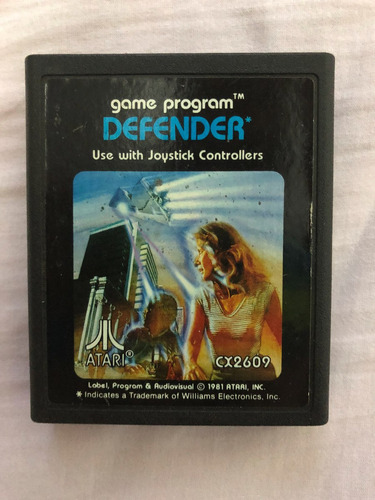 Defender Atari 2600  Cartucho Original Americano Impecavel!