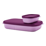 Recipiente Para Lunch Con Divisiones Slim Lunch Tupperware