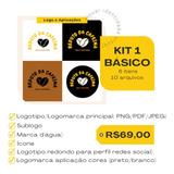 Criação De Logomarca Logotipo Identidade Visual Kit 6 Itens