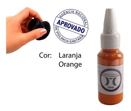 Pigmento Laranja Marilyn Cosméticos 15ml - Promoção