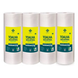 Kit 4 Rolos De Toalha Descartável Para Pets 45x80cm - 400un