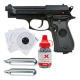 Pistola Beretta M84fs Blowback Bbs .177 Negro Xchws P