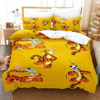 B Juego De Ropa De Cama Winnie The Pooh Tigger, Tamaño Doble