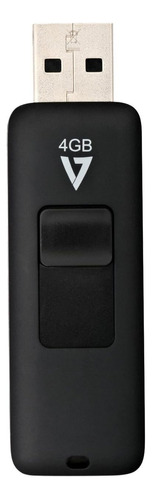 V7 Vf24gar-3n Unidad Flash Usb 2.0 De 4 Gb, Negro