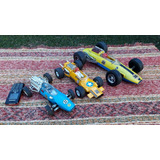 Lote De 3 Antiguos Autos Carreras Monoposto, Gorgo, Bandai