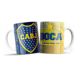 Taza Personalizada De Boca Juniors V. Modelos Importadas