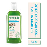 Naturaloe Shampoo Neutro Hidratación Y Brillo X 360ml Vegano