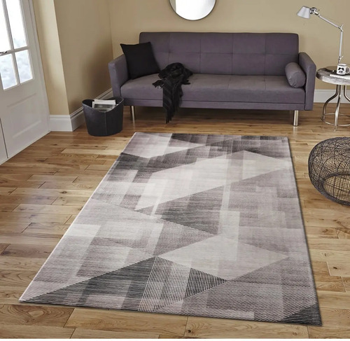 Tapete Decorativo Geometrico Gris 1.15x1.60mts