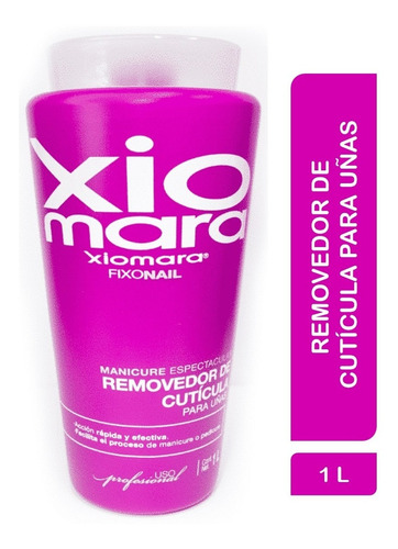 Removedor Ablandador De Cutícula Uñas Acrilica Xiomara 1 Lt