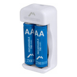 Cargador De Baterias Aa/ Aaa Mitzu Mc-2006 Usb 2 Baterias