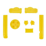 Set Botones Color Amarillo Solido Para Game Boy Advance Gba