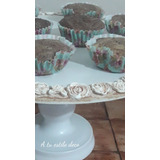 Plato Torta Con Pie Bandeja Cupcakes/masas / Metal Candy Bar