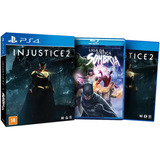 Jogo Injustice 2 + Filme Liga Da Justiça Sombria - Ps4