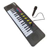 Teclado Piano Infantil C/ Microfone - Musical Educativo 